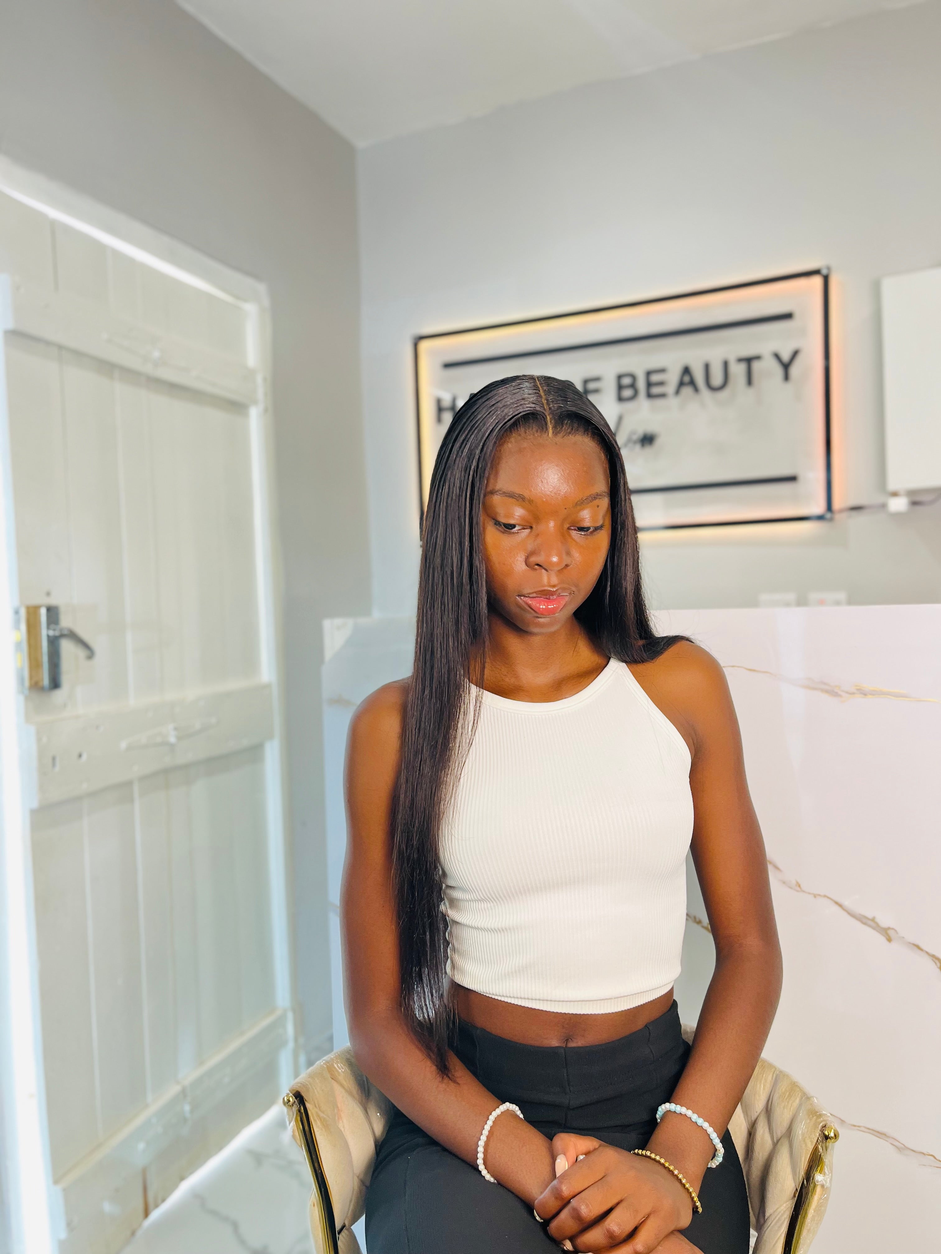 Straight wig 13x4 - colour range